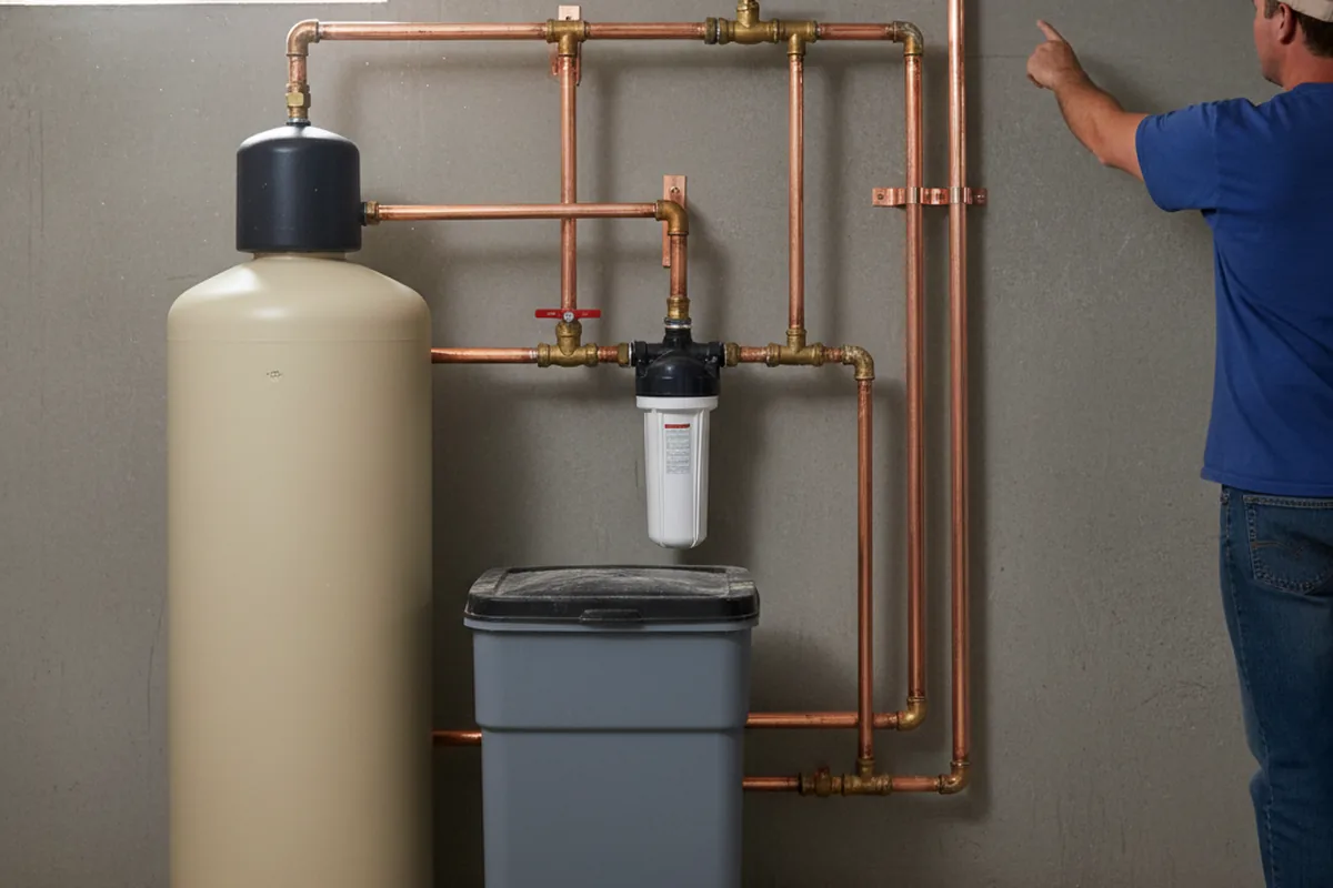 Whole-house water treatment system installed in Freeburn